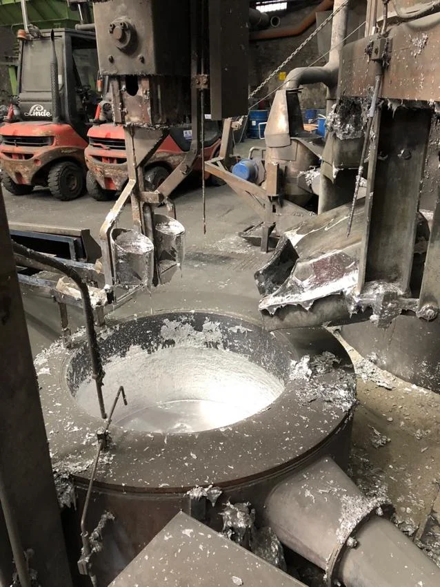 Instalación centralizada de aspiración de material fundido a alta temperatura en el sector de las aleaciones de zinc – 1